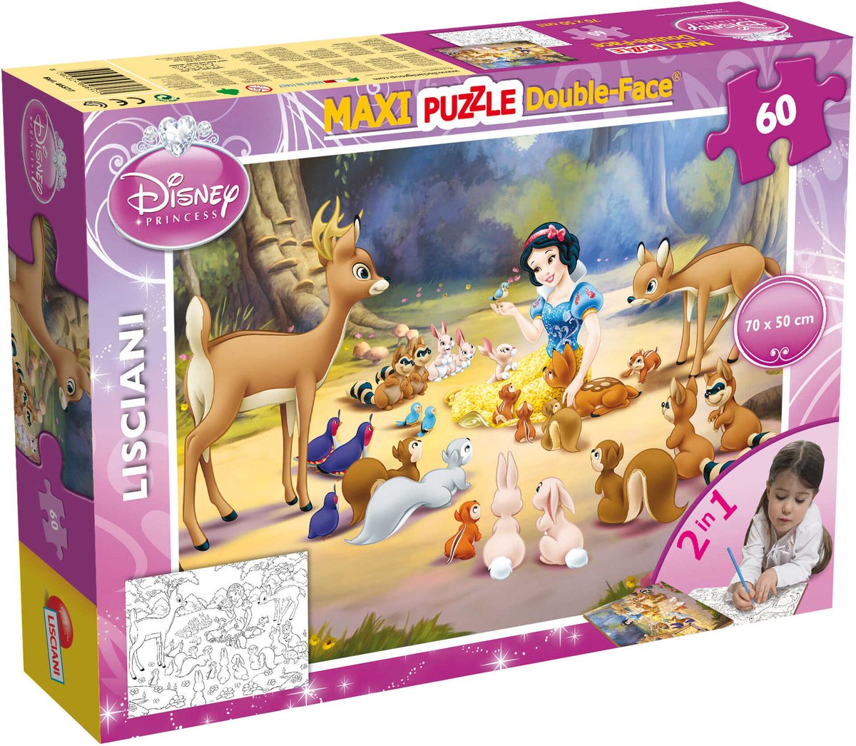 Lisciani Disney Puzzle Df Maxi Floor 60 Blanche Neige