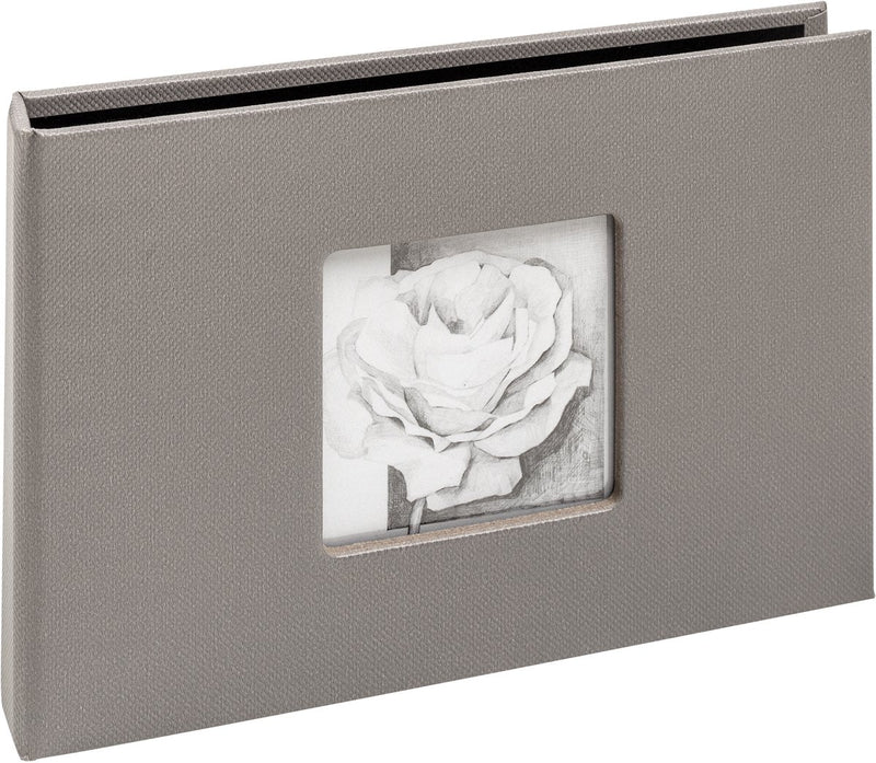 Walther ma-349-x - mini album - format 17 x 12 cm - 12 photos 10 x 15 cm - gris