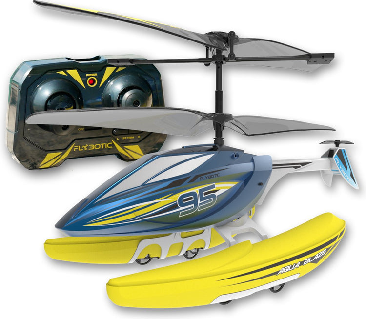 Hélicoptère RC 3 en 1 Silverlit Aqua Blaze - avec batterie rechargeable - hydrofuge