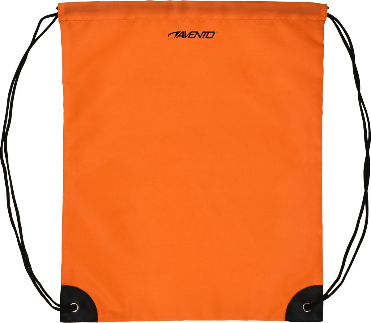 Sac à dos Avento avec cordons - orange fluo