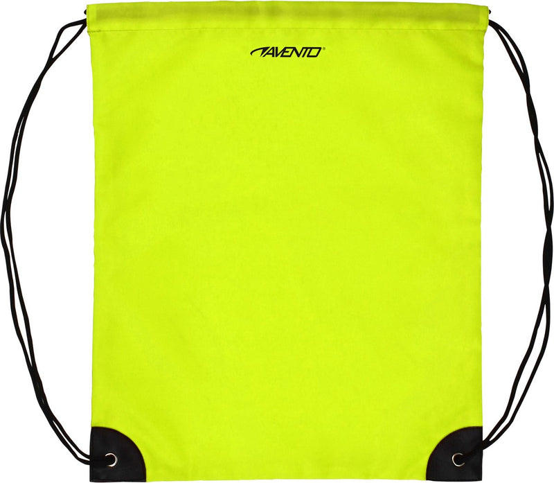 Sac à dos Avento avec cordons - jaune fluo