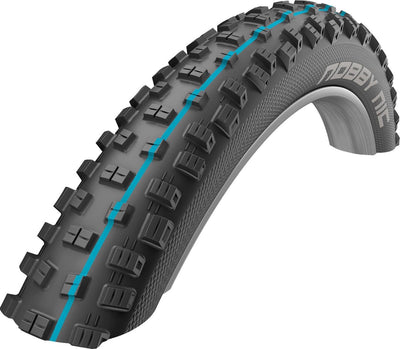 Schwalbe pneu pliable nobby nic super trail 27,5 x 2,60 65-584 mm - noir