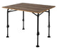 Table de camping Eurotrail Rochefort - grande - aspect bois