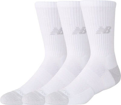 New balance active Crew chaussettes 3 pack chaussettes de sport unisexes - blanc