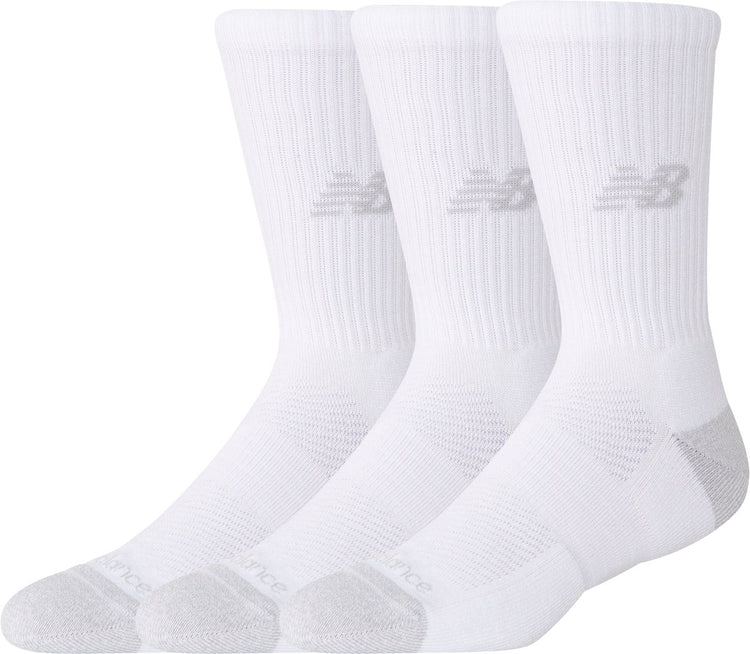 New balance active Crew chaussettes 3 pack chaussettes de sport unisexes - blanc