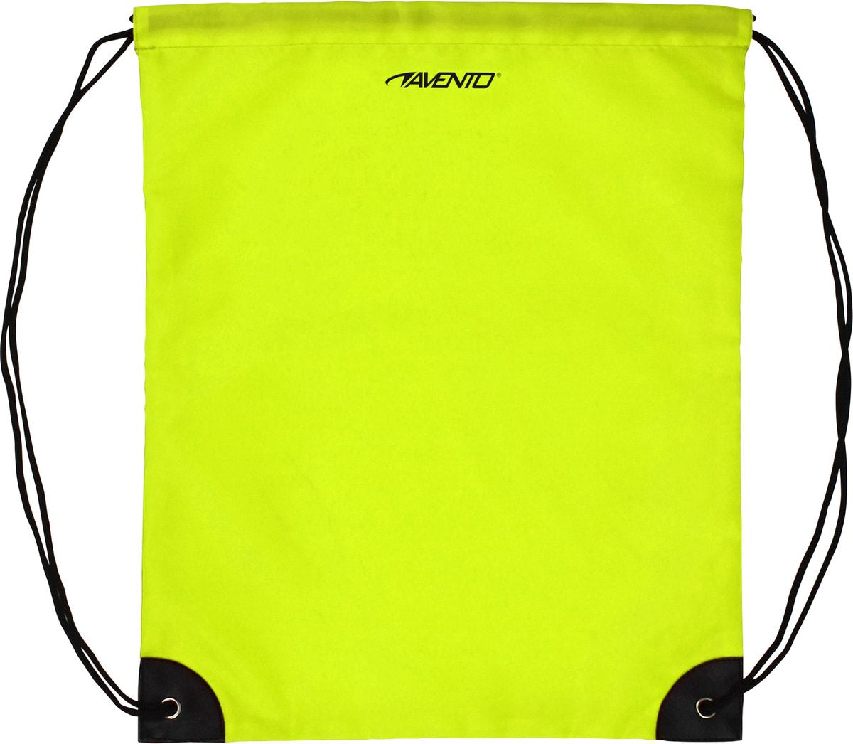 Sac à dos Avento avec cordons - jaune fluo