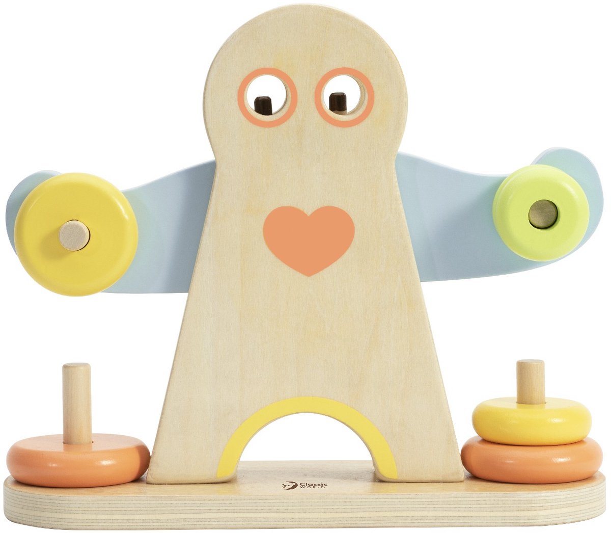 Classic World Wood Wooden Hercules Balance, 7dlg.