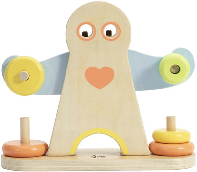 Classic World Wood Wooden Hercules Balance, 7dlg.