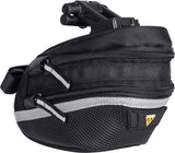 Sac à selle topak wp II M, noir, eau -pellent, polyester, adaptateur, 1,25L, QuickClick, réfléchissant, 152g - afbeelding 1
