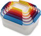Joseph joseph nest lock - contenants alimentaires - facile à empiler - 5 pièces - multicolore
