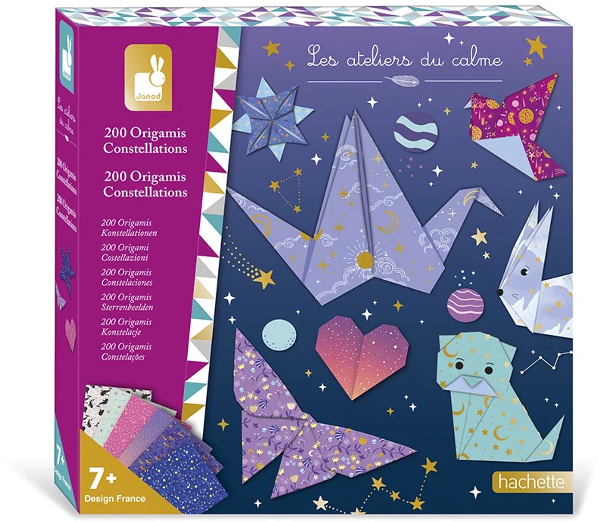 Janod - les ateliers du calme - forfait loisirs créatifs - 200 constellations origami