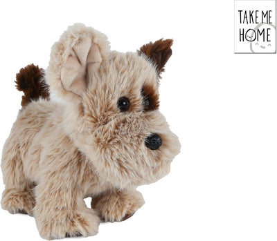Peluche chien Take me home debout - 22cm
