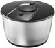 Essoreuse à salade Gefu push it – 5 litres – acier inoxydable – avec mécanisme poussoir