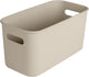 Sunware sigma home boîte cube 6l - 31,3x16x16 cm - beige