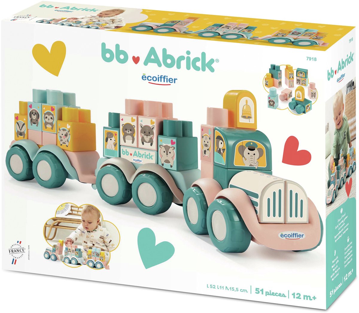 Zoo Abrick avec blocs de construction, 51dlg.