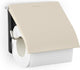 Brabantia renouveler le porte-rouleau de papier toilette - avec rabat - suspendu - sans perçage - beige doux