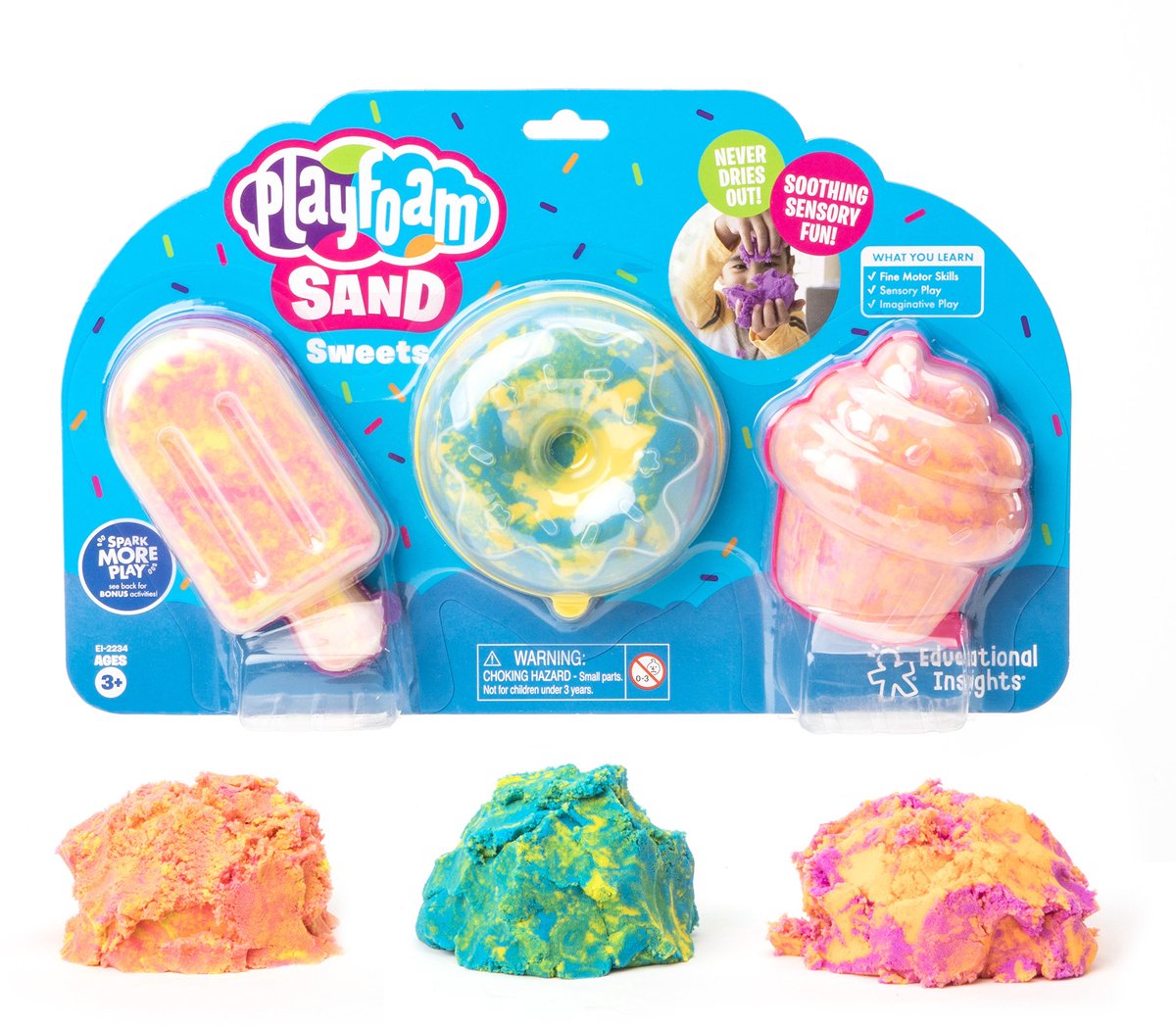 Ressources d'apprentissage playfoam® sable - ensemble de bonbons - 3+