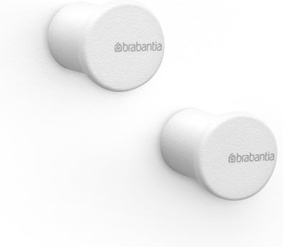 Brabantia mindset crochets à serviettes - 2 pièces - blanc frais minéral