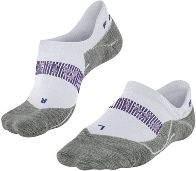 Falke ru4 cool invisible anti-ampoules matériau fonctionnel chaussettes de course femme blanc - taille 39-40