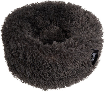 Lit pour chien District 70 fuzz donut – gris foncé – petit ø 45 cm