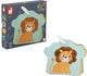 Janod - livre bébé - cartes tactiles savane