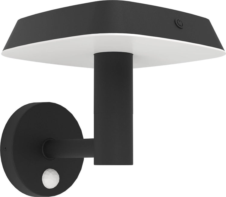 Applique d'extérieur solaire Eglo dreoli - énergie solaire - LED - 21 cm - noir et blanc