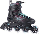 Tempish wox 2.0 84 rollers en ligne - rollers en ligne - femme - noir turquoise - taille 40