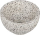 Lavabo de rivière Differnz - 23x23x12cm - terrazzo noir et blanc
