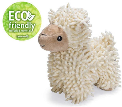 Beeztees jouet écologique pour chien mouton jovi (20 cm) beige moelleux