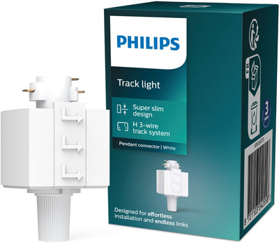 Philips LED Philips EasyLink - connecteur - adaptateur de lampe suspendue - blanc - éclairage sur rail
