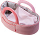 Sac de transport pour poupée Haba - rose rouge