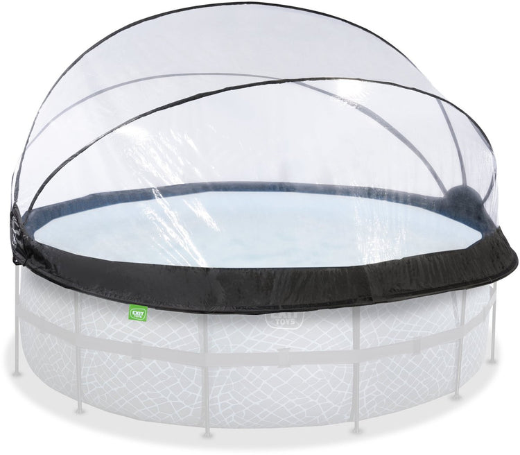 Exit toys exit auvent de piscine eco ø427cm - dôme de piscine - universel - accessoire de piscine - résistant aux intempéries