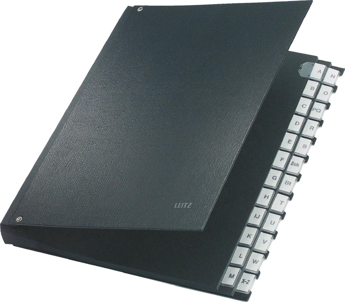 Leitz - dossier de tri - 24 compartiments - onglets a-z - a4 - noir