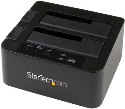 Startech ESATA Station de duplication de disque dur - Cloneur de disque dur USB 3.0 - SATA III 6 GBP S - Noir