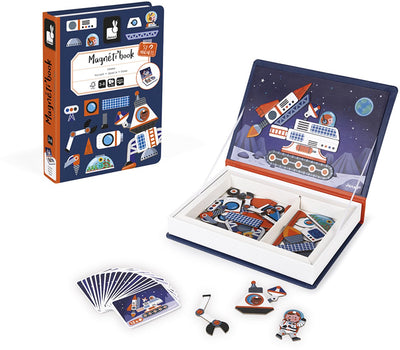 Janod - magnétibook - univers - coffret de jeu livre magnétique