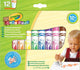 Crayola - mini kids - feutres - 12 feutres pour enfants