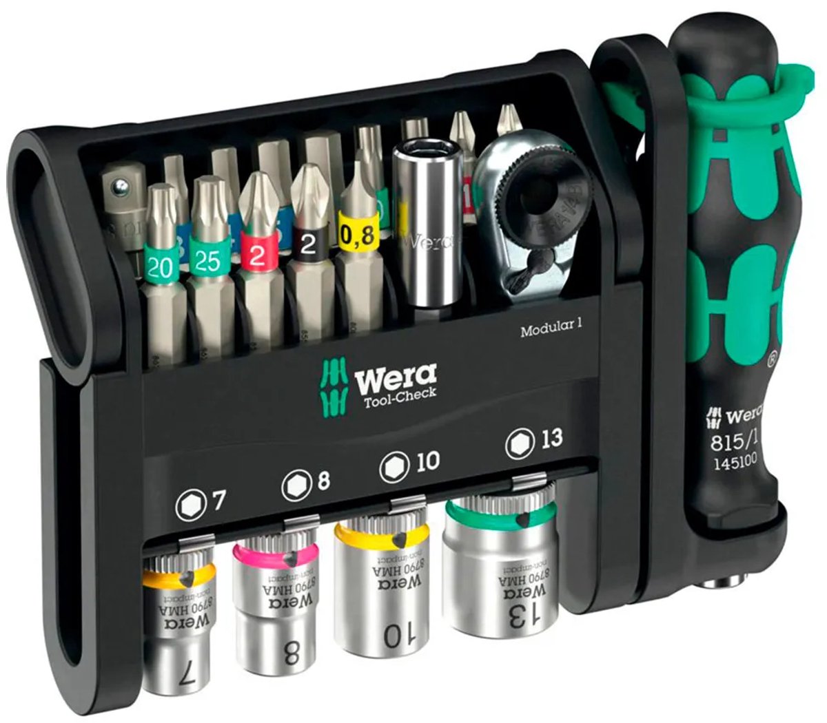 Wera Tool-Check modulaire 1, 21 pièces