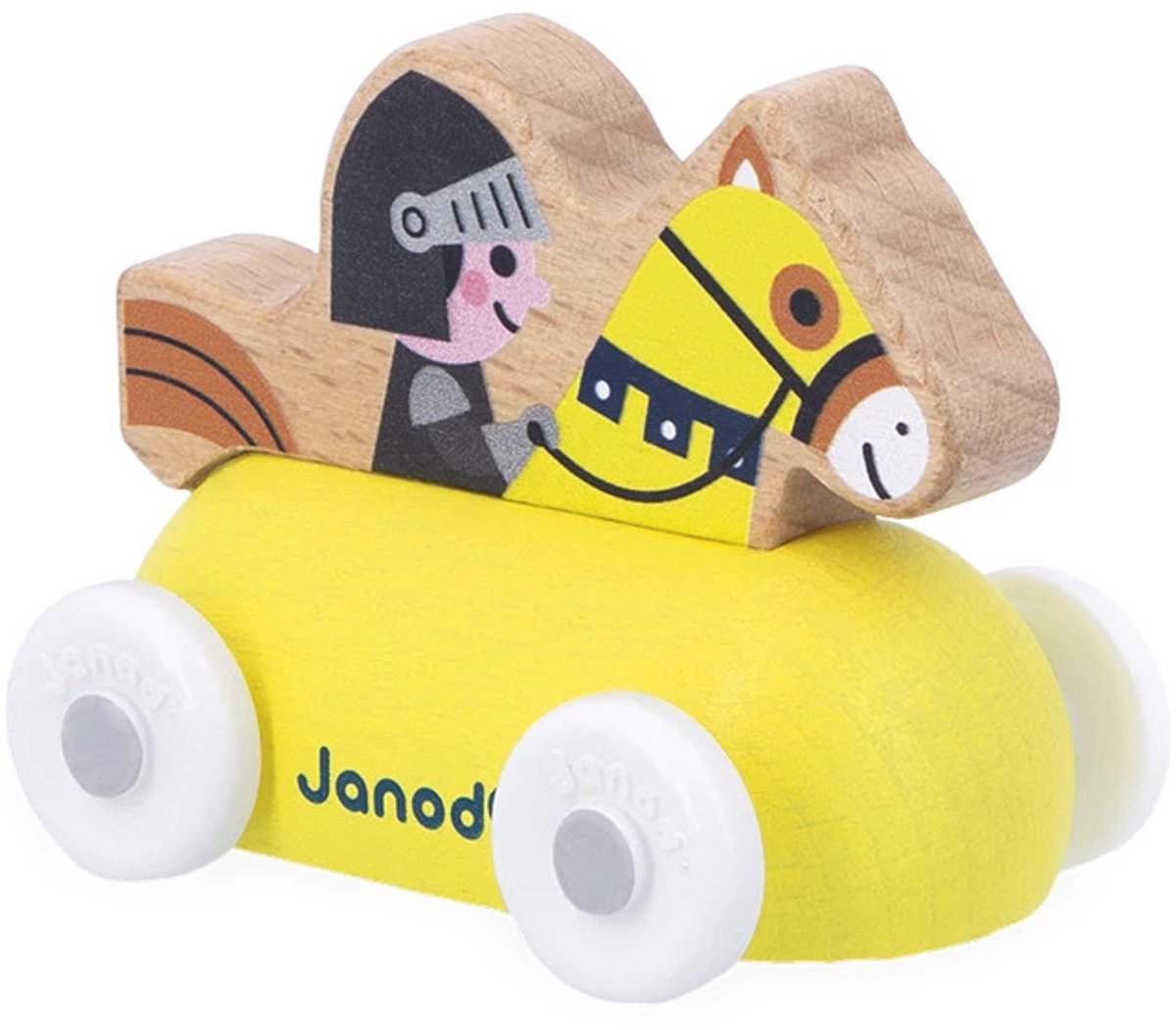 Janod - carrefour - mobile chevalier en bois