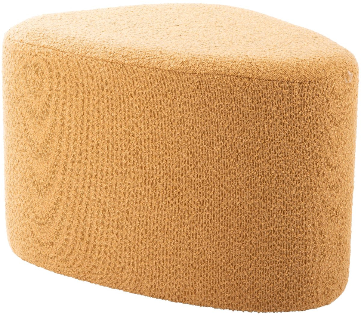 Pouf Leitmotiv ada bio grand - jaune - 60x47x38cm - scandinave