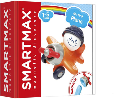 Smartmax mon premier avion - avion magnétique de construction - jeu de construction avec hélice rotative - jouets éducatifs pour les tout-petits - à partir de 1 an