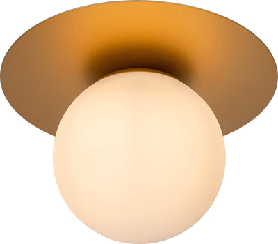 Lucide tricia - plafonnier (plafonnier) - ø 25 cm - 1xe27 - laiton doré mat