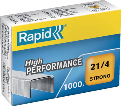 Agrafes Rapid 21 4, boîte de 1 000 agrafes, 10 pièces