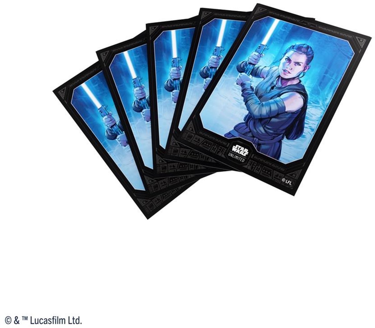 Star wars illimité - pochettes d'art - rey - pochettes star wars