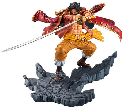 Banpresto une pièce virilité spéciale pvc statue or d. statue de Roger 9 cm