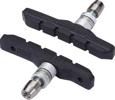 Bbb cycling plaquettes de frein de vélo - vee stop - frein sur jante - compatible avec vélo de ville VTT - plaquettes de frein v-brake - noir - bbs-04