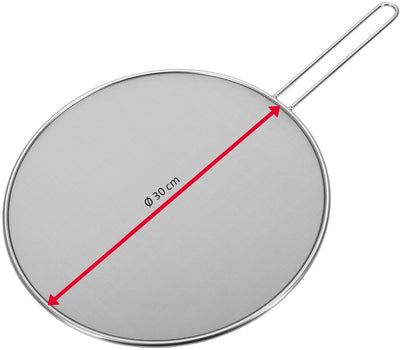 Couvercle anti-éclaboussures Westmark, diamètre : 30 cm, acier inoxydable, picante, argent, 12182270