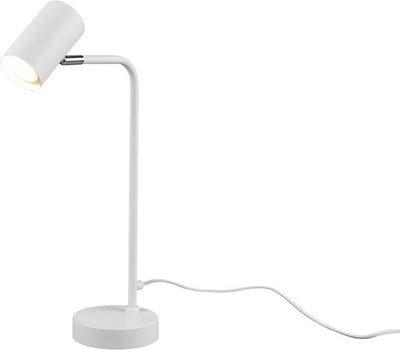 Trio marley - lampe de table - lampe de bureau - blanc mat - excl. 1x gu10 4,5w