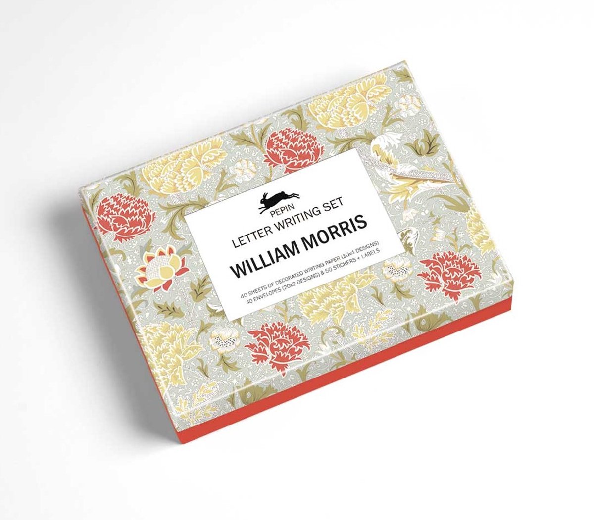 William Morris : ensemble d'écriture de lettres ensemble de papeterie ensemble de correspondance (ensembles d'écriture de lettres pepin