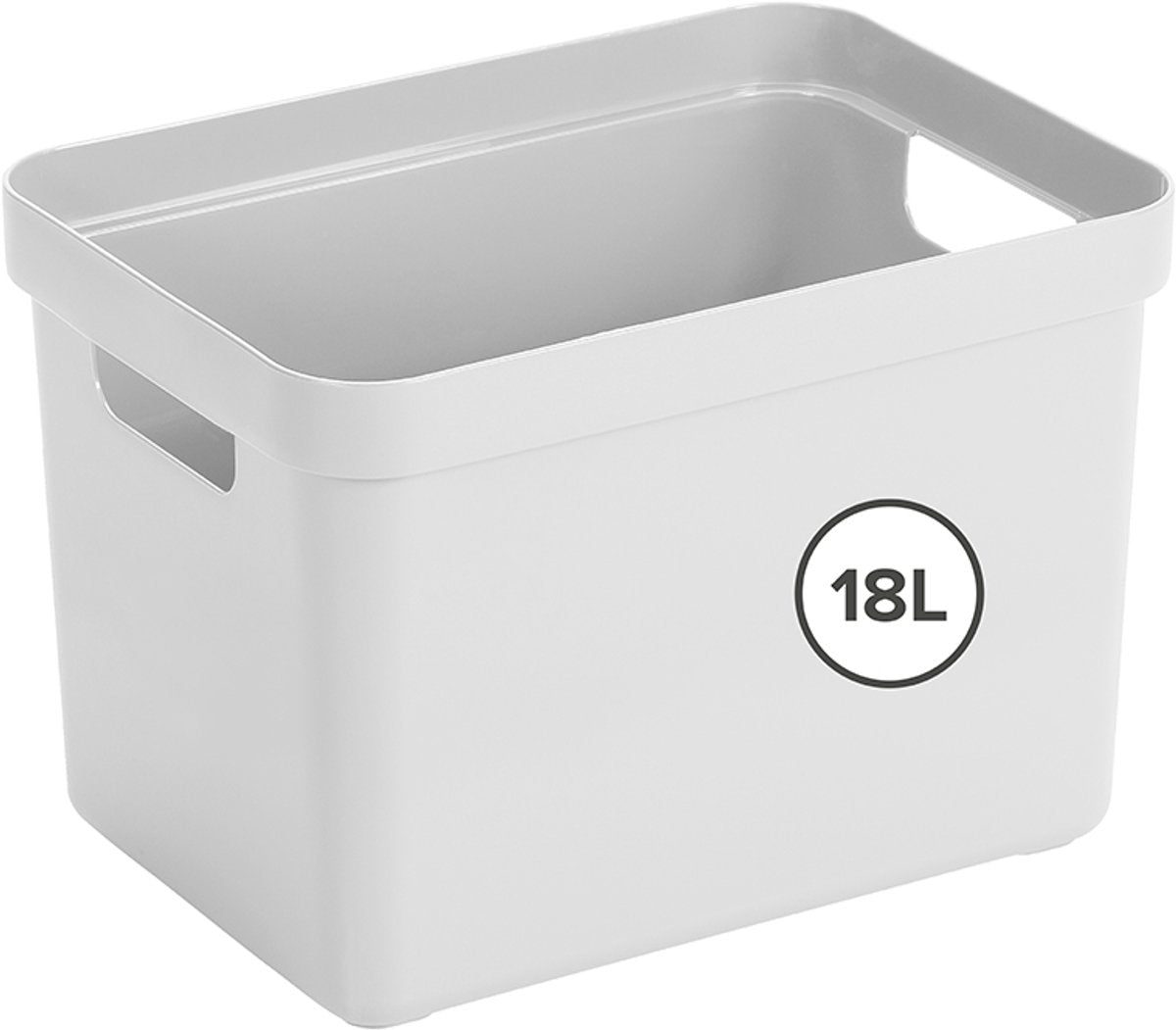 Boîte de rangement Sunware sigma home 18l - 35x24,6x24,3 cm - blanc