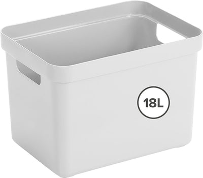 Boîte de rangement Sunware sigma home 18l - 35x24,6x24,3 cm - blanc